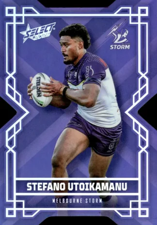 2026 NRL League Heroes Colours Die-Cut - CD104 Stefano Utoikamanu Melbourne Storm