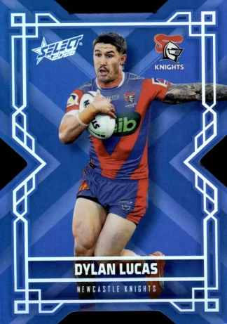 2026 NRL League Heroes Colours Die-Cut - CD110 Dylan Lucas Newcastle Knights