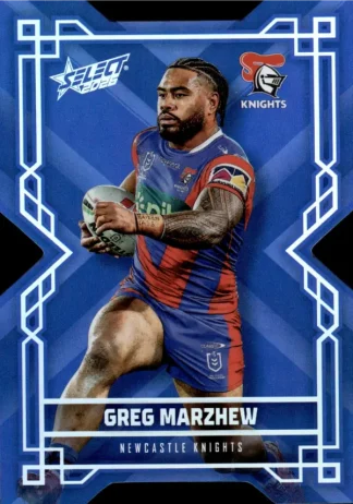 2026 NRL League Heroes Colours Die-Cut - CD111 Greg Marzhew Newcastle Knights