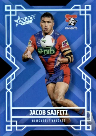 2026 NRL League Heroes Colours Die-Cut - CD114 Jacob Saifiti Newcastle Knights