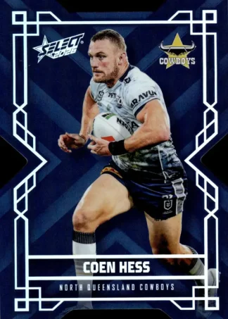 2026 NRL League Heroes Colours Die-Cut - CD123 Coen Hess North QLD Cowboys