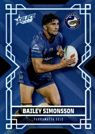 2026 NRL League Heroes Colours Die-Cut - CD140 Bailey Simonsson Parramatta Eels