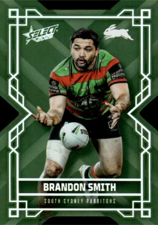 2026 NRL League Heroes Colours Die-Cut - CD167 Brandon Smith South Sydney Rabbitohs