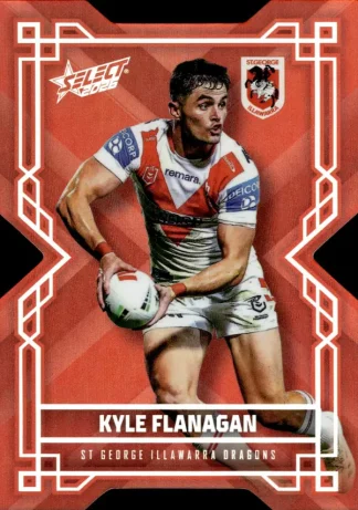 2026 NRL League Heroes Colours Die-Cut - CD172 Kyle Flanagan St George Dragons