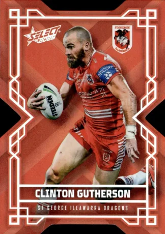2026 NRL League Heroes Colours Die-Cut - CD174 Clinton Gutherson St George Dragons
