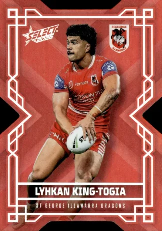 2026 NRL League Heroes Colours Die-Cut - CD177 Lyhkan King-Togia St George Dragons