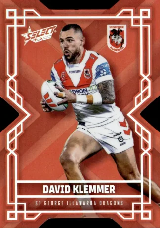 2026 NRL League Heroes Colours Die-Cut - CD178 David Klemmer St George Dragons