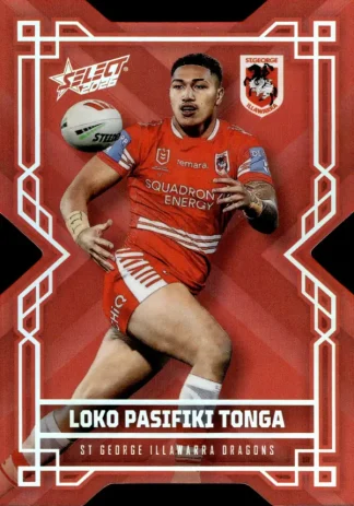 2026 NRL League Heroes Colours Die-Cut - CD180 Loko Pasifiki Tonga St George Dragons