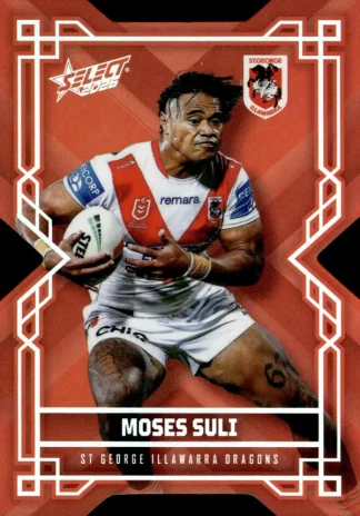 2026 NRL League Heroes Colours Die-Cut - CD182 Moses Suli St George Dragons