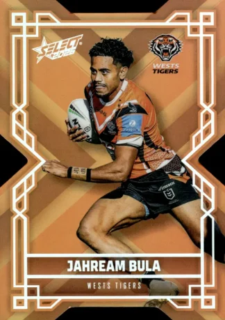 2026 NRL League Heroes Colours Die-Cut - CD209 Jahream Bula Wests Tigers