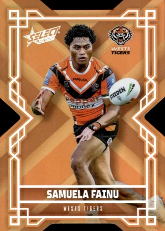 2026 NRL League Heroes Colours Die-Cut - CD212 Samuela Fainu Wests Tigers