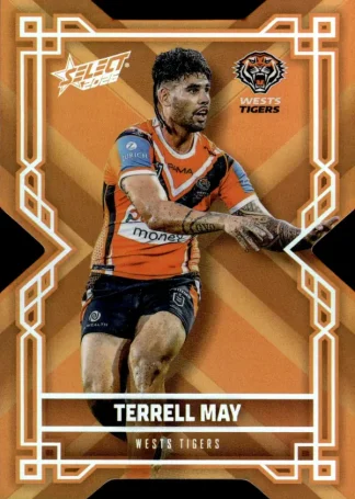 2026 NRL League Heroes Colours Die-Cut - CD217 Terrell May Wests Tigers