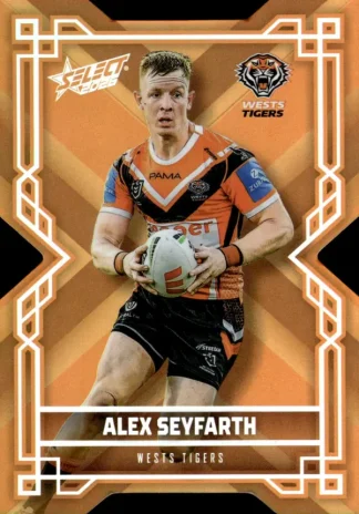 2026 NRL League Heroes Colours Die-Cut - CD218 Alex Seyfarth Wests Tigers