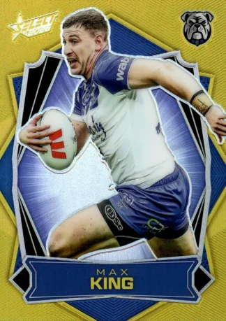 2026 NRL League Heroes Luminous Gold Back - L030 Max King Canterbury Bulldogs