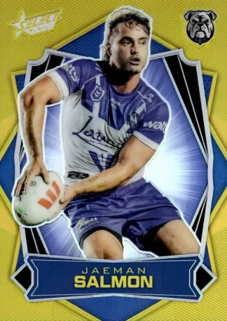 2026 NRL League Heroes Luminous Gold Back - L034 Jaeman Salmon Canterbury Bulldogs