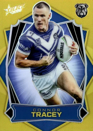 2026 NRL League Heroes Luminous Gold Back - L035 Connor Tracey Canterbury Bulldogs