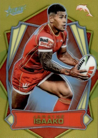 2026 NRL League Heroes Luminous Gold Back - L053 Jamayne Isaako Dolphins
