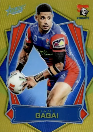 2026 NRL League Heroes Luminous Gold Back - L101 Dane Gagai Newcastle Knights