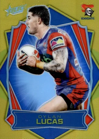 2026 NRL League Heroes Luminous Gold Back - L102 Dylan Lucas  Newcastle Knights