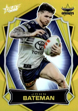 2026 NRL League Heroes Luminous Gold Back - L109 John Bateman North QLD Cowboys