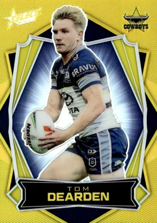 2026 NRL League Heroes Luminous Gold Back - L111 Tom Dearden North QLD Cowboys