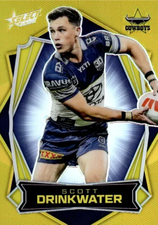 2026 NRL League Heroes Luminous Gold Back - L112 Scott Drinkwater North QLD Cowboys