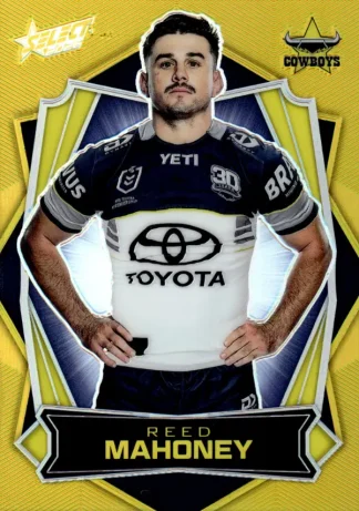 2026 NRL League Heroes Luminous Gold Back - L116 Reed Mahoney North QLD Cowboys
