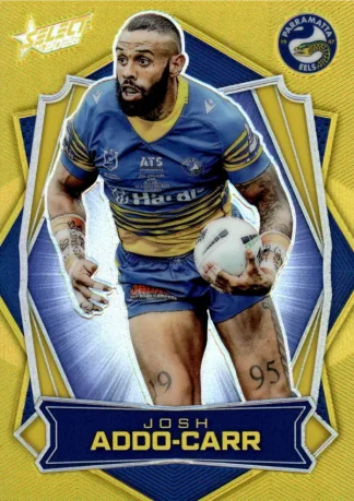 2026 NRL League Heroes Luminous Gold Back - L121 Josh Addo-Carr Parramatta Eels
