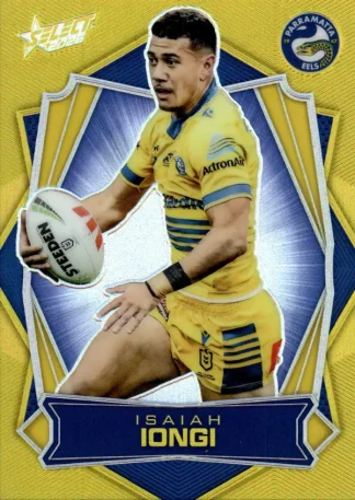 2026 NRL League Heroes Luminous Gold Back - L123 Isaiah Iongi Parramatta Eels