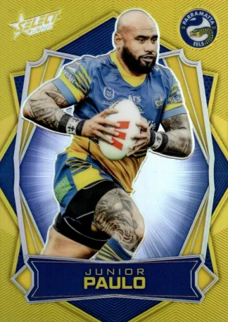 2026 NRL League Heroes Luminous Gold Back - L127 Junior Paulo Parramatta Eels
