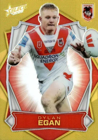 2026 NRL League Heroes Luminous Gold Back - L158 Dylan Egan St George Dragons
