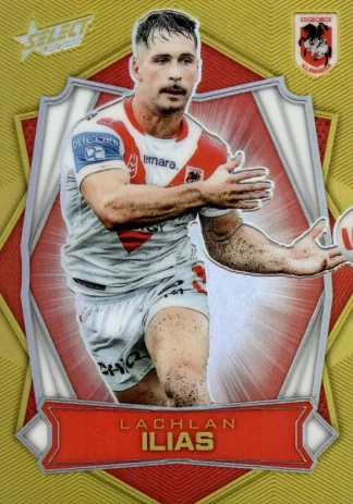 2026 NRL League Heroes Luminous Gold Back - L162 Lachlan Ilias St George Dragons