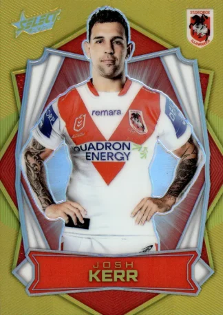 2026 NRL League Heroes Luminous Gold Back - L163 Josh Kerr St George Dragons