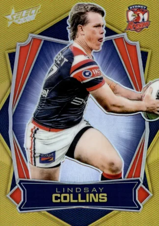 2026 NRL League Heroes Luminous Gold Back - L169 Lindsay Collins Sydney Roosters