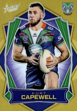 2026 NRL League Heroes Luminous Gold Back - L182 Kurt Capewell Warriors