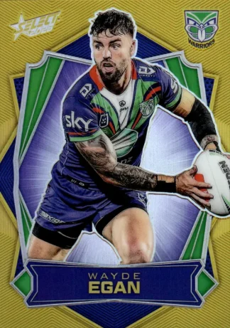 2026 NRL League Heroes Luminous Gold Back - L183 Wayde Egan Warriors