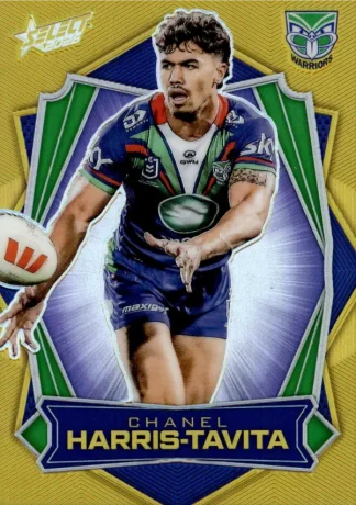 2026 NRL League Heroes Luminous Gold Back - L186 Chanel Harris-Tavita Warriors
