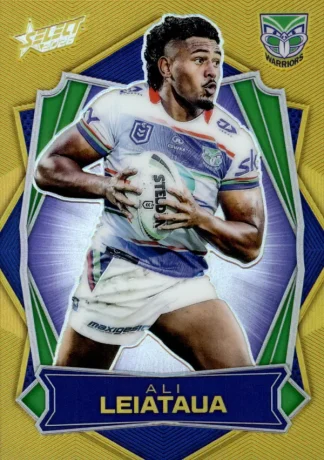 2026 NRL League Heroes Luminous Gold Back - L187 Ali Leiataua Warriors