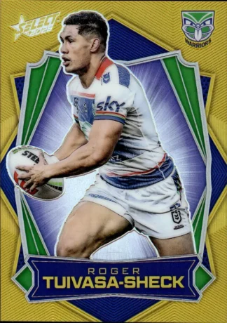 2026 NRL League Heroes Luminous Gold Back - L192 Roger Tuivasa-Sheck Warriors