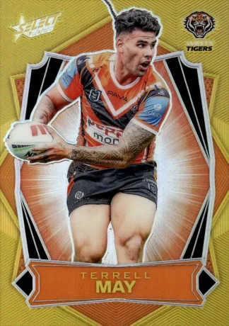 2026 NRL League Heroes Luminous Gold Back - L200 Terrell May Wests Tigers