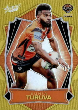 2026 NRL League Heroes Luminous Gold Back - L203 Sunia Turuva Wests Tigers