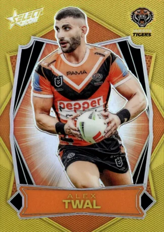2026 NRL League Heroes Luminous Gold Back - L204 Alex Twal Wests Tigers