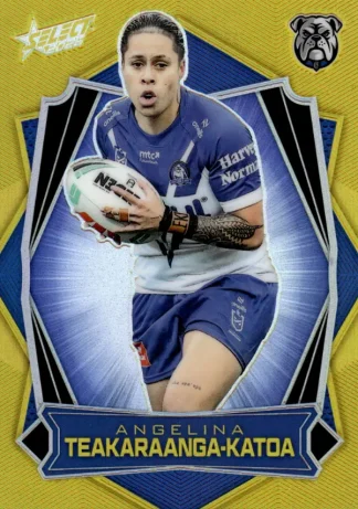 2026 NRL League Heroes Luminous Gold Back - L210 Angelina Teakaraanga-Katoa Canterbury Bulldogs