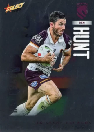 2026 NRL League Heroes Base Silver Foil - Base 004 Ben Hunt Brisbane Broncos