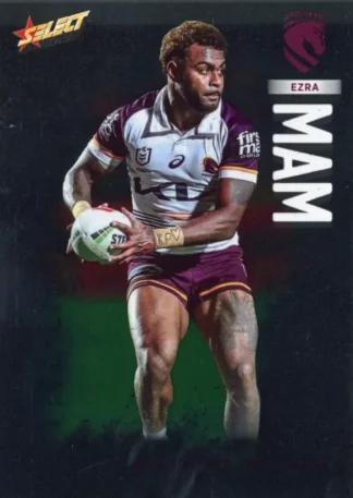 2026 NRL League Heroes Base Silver Foil - Base 005 Ezra Mam Brisbane Broncos