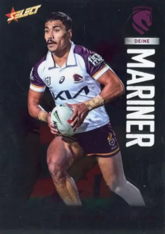 2026 NRL League Heroes Base Silver Foil - Base 006 Deine Mariner Brisbane Broncos