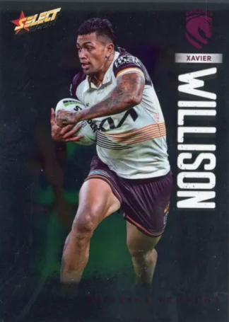 2026 NRL League Heroes Base Silver Foil - Base 013 Xavier Willison Brisbane Broncos