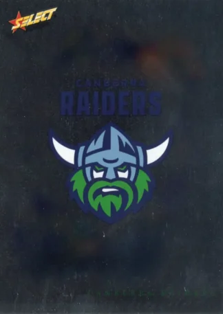 2026 NRL League Heroes Base Silver Foil - Base 014 Canberra Raiders Logo
