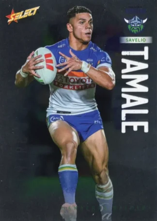 2026 NRL League Heroes Base Silver Foil - Base 022 Savelio Tamale Canberra Raiders