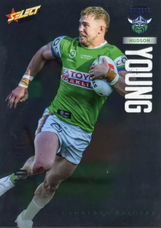 2026 NRL League Heroes Base Silver Foil - Base 026 Hudson Young Canberra Raiders
